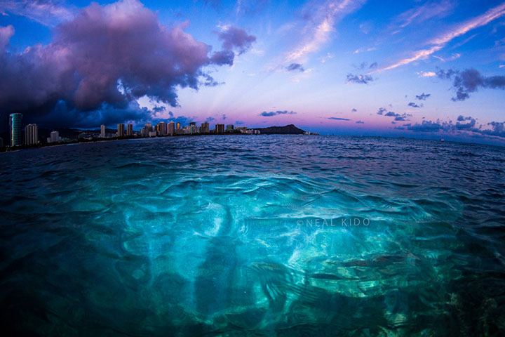 Image of waikiki islands in Hawaii