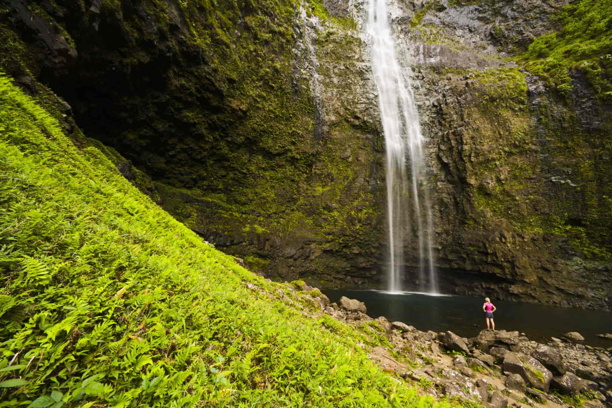 Hike to Romantic Hanakapiai Valley and Stand Beneath the Towering Waterfall