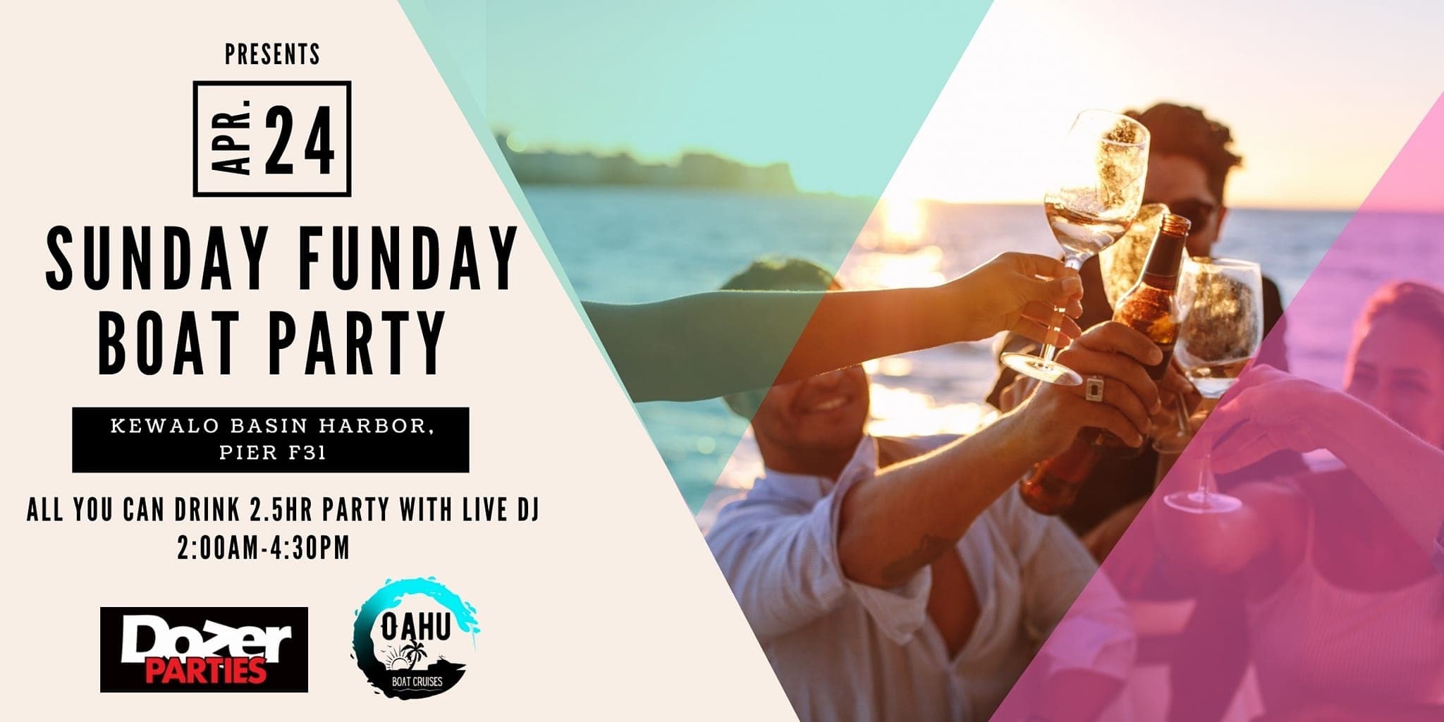 Sunday Funday on a Boat w/ OBC