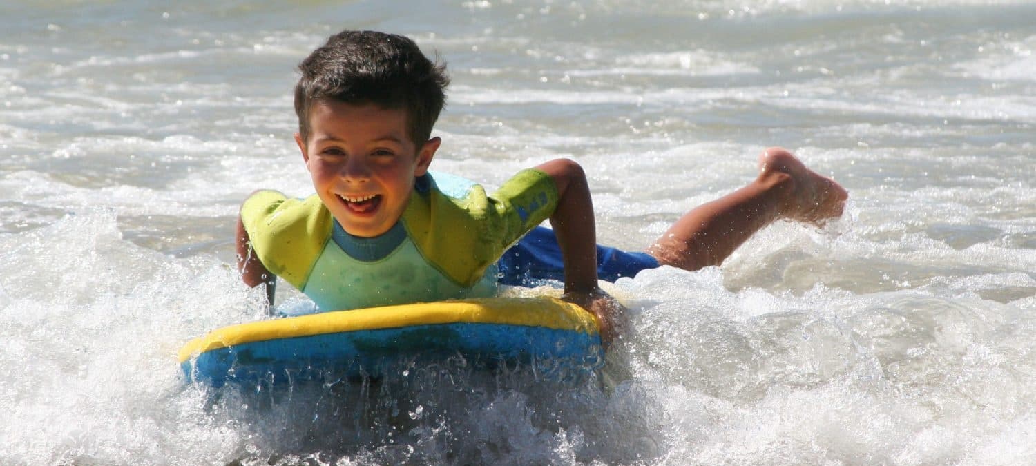 Boogie Boarding AKA Body Boarding with Fins
