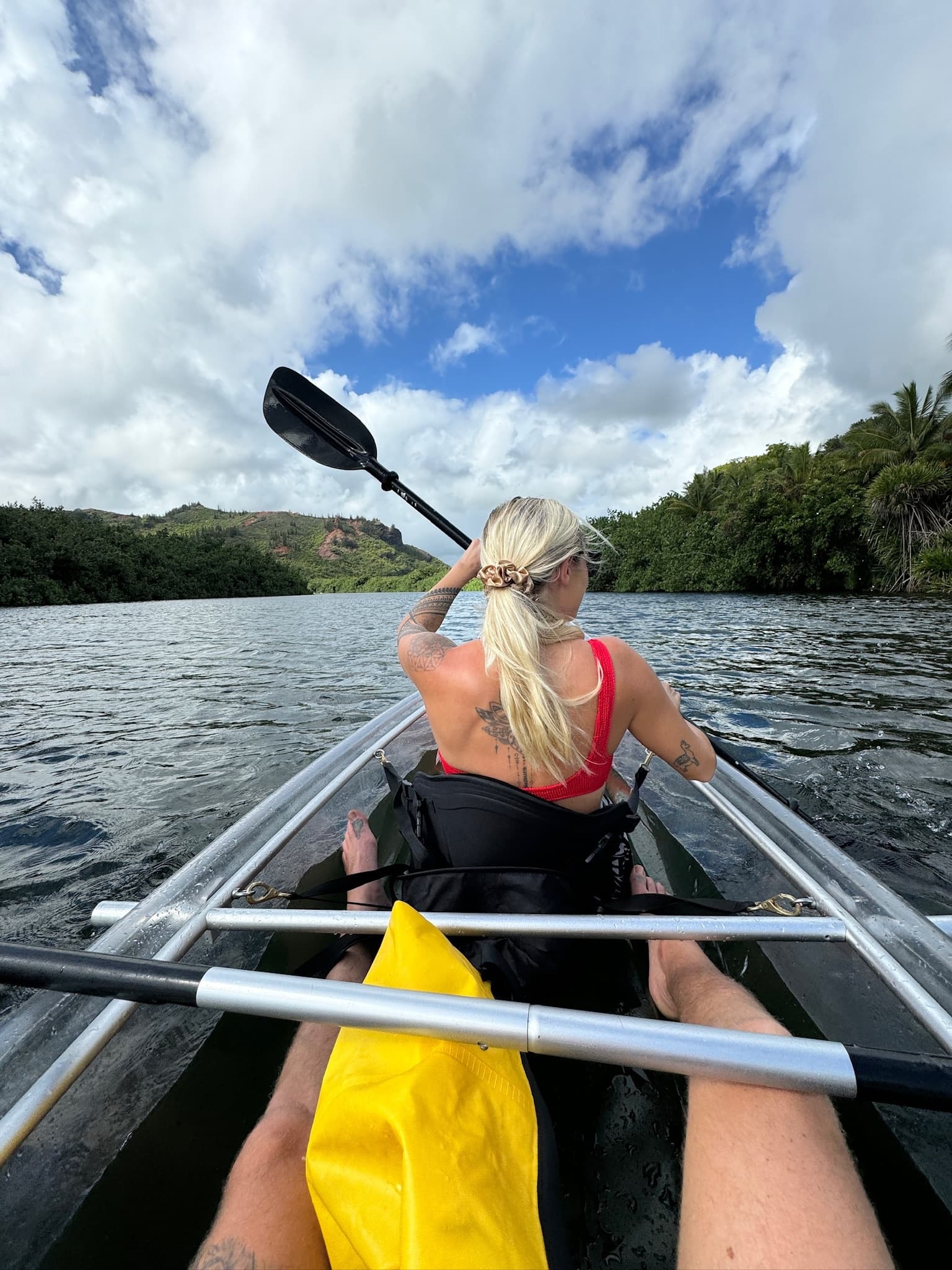 Clear Bottom Glassy Kayak Rental - Kauai
