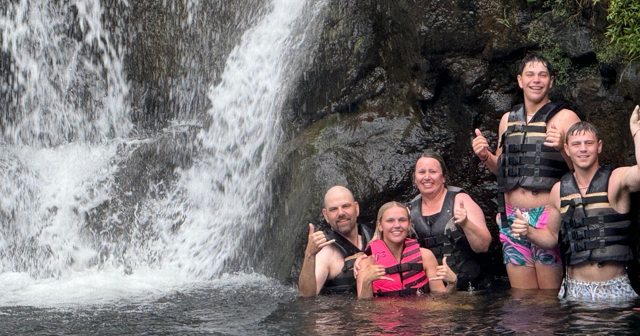 Waterfall & Waimea Bay Day