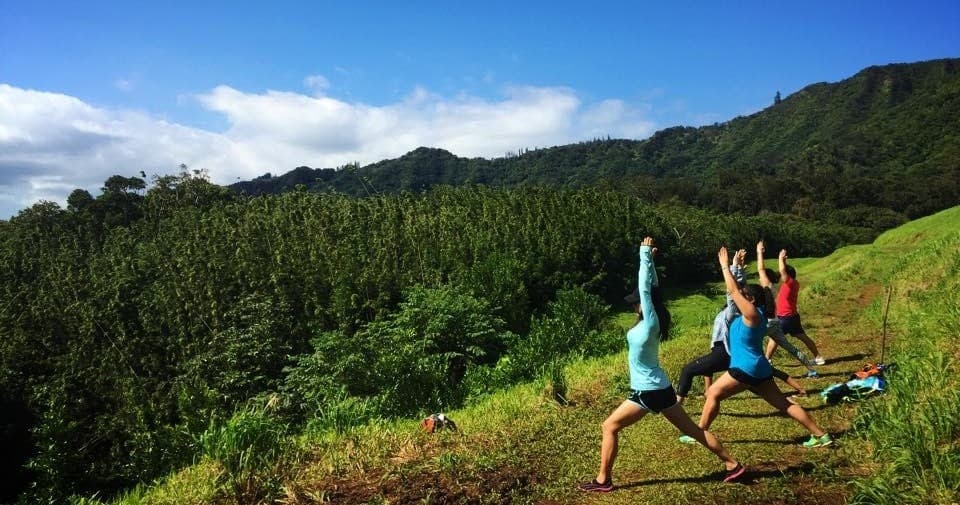 Jungle Yoga Waterfall Hike