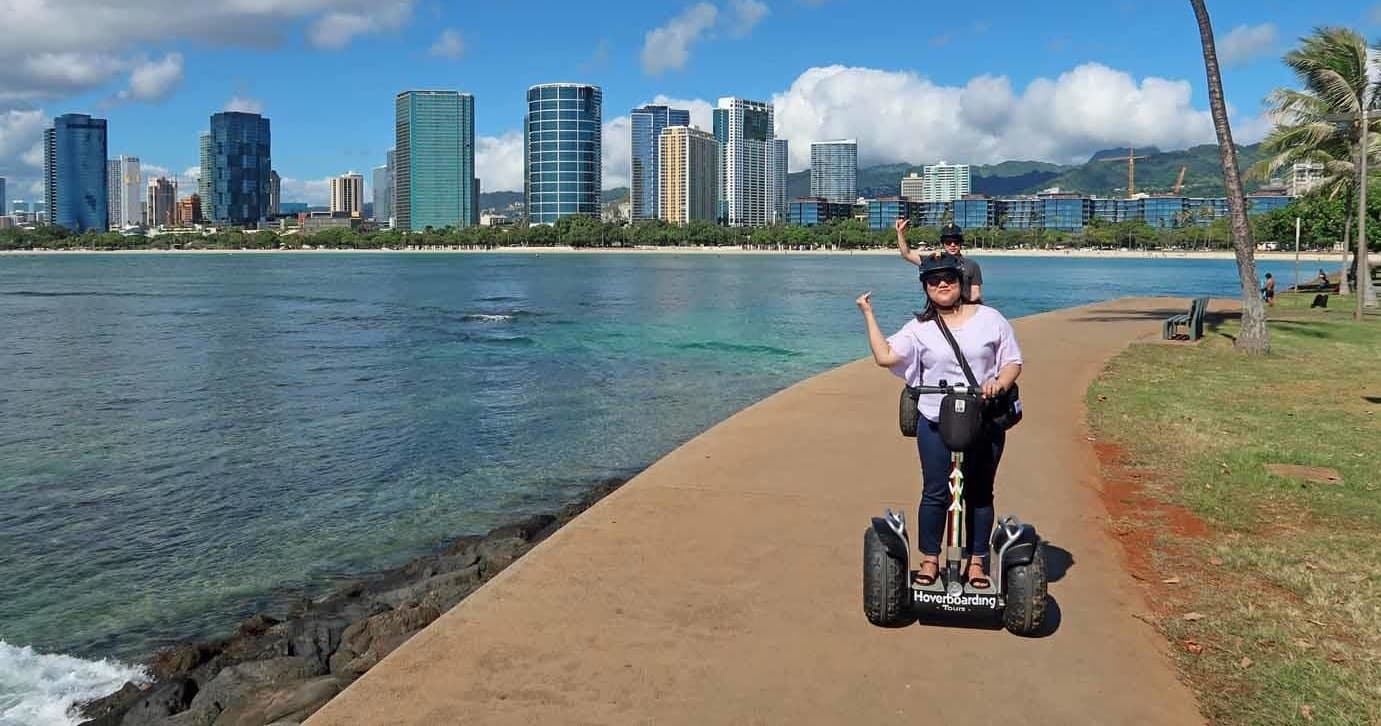 Waikiki Hoverboarding "Island" Tour- Ala Moana & Magic Island