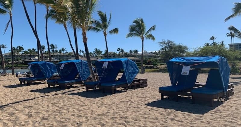 Cabana Rentals at Anaeho’omalu Bay