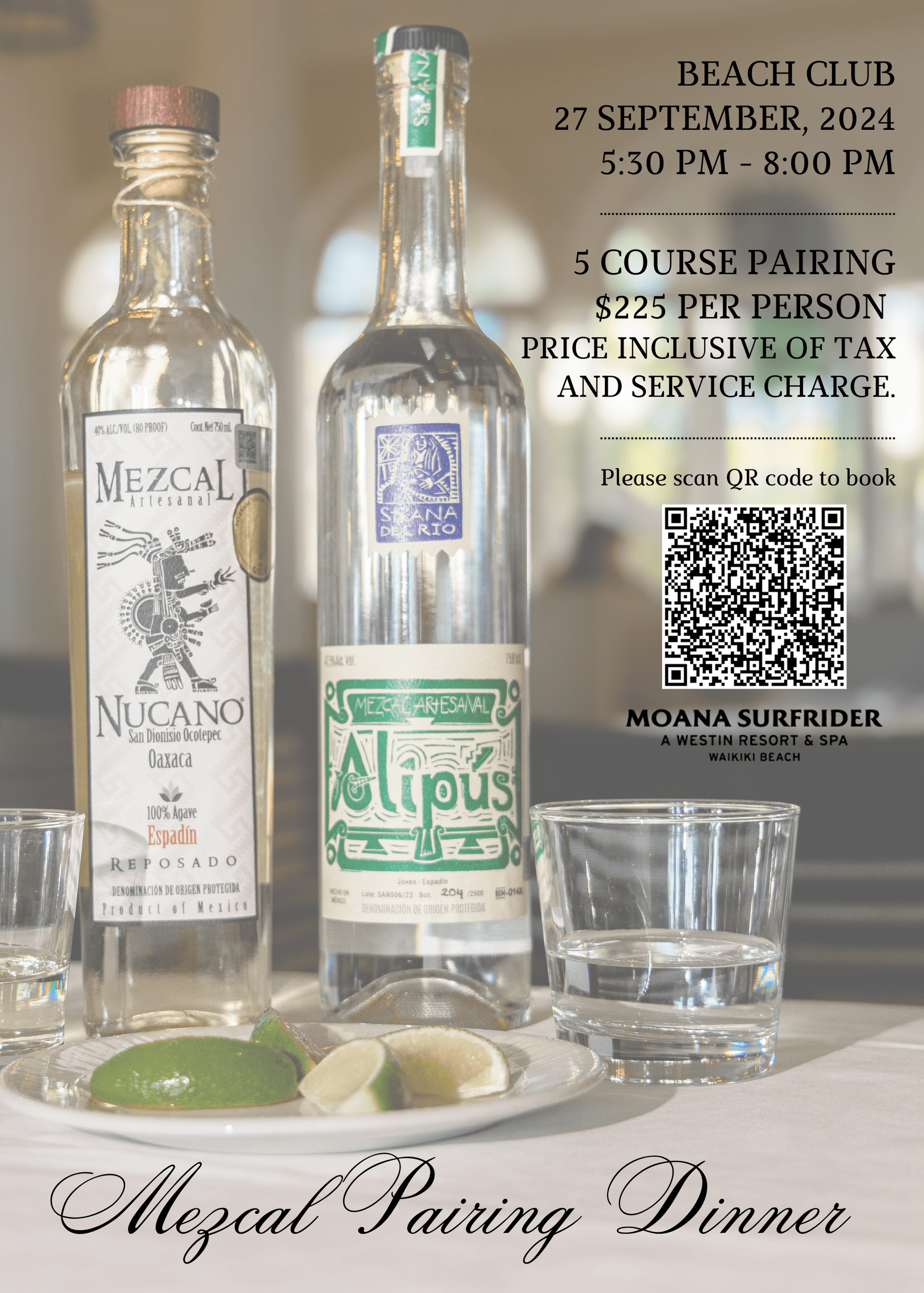 Mezcal Pairing Dinner