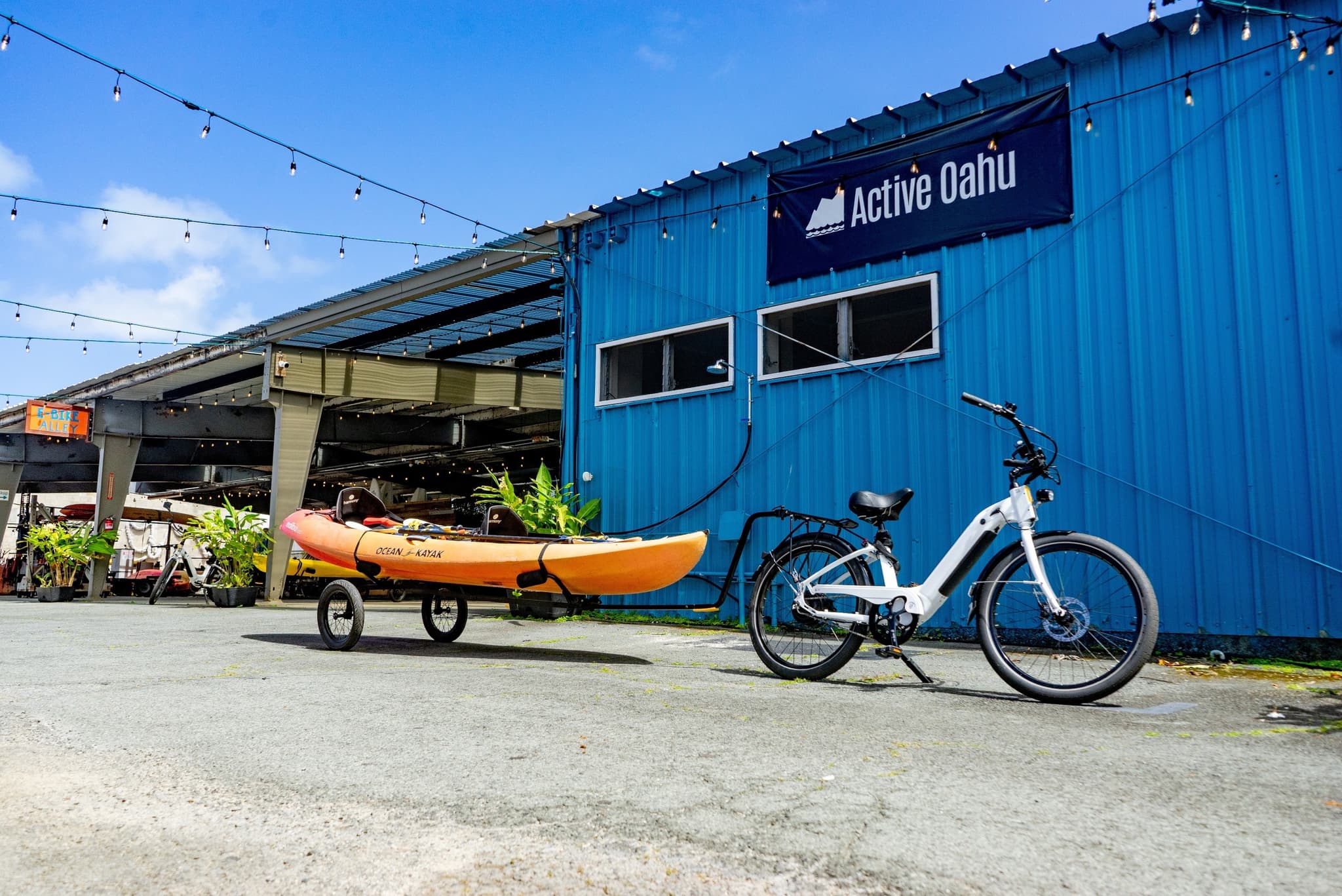Guided Mokulua Islands Kayak Tour and E-Bike Adventure