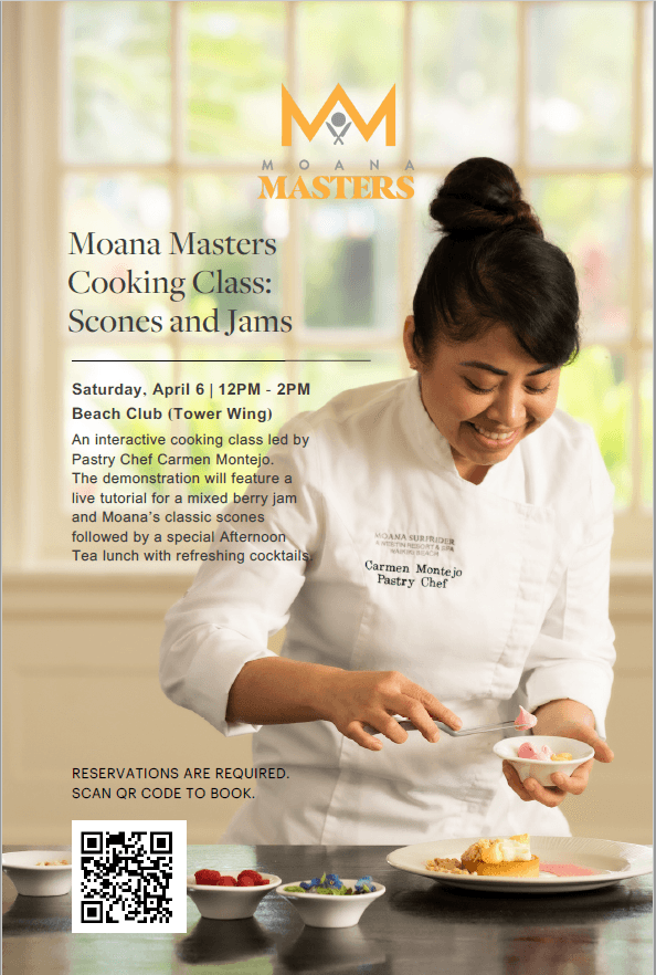 Moana Master Cooking Class