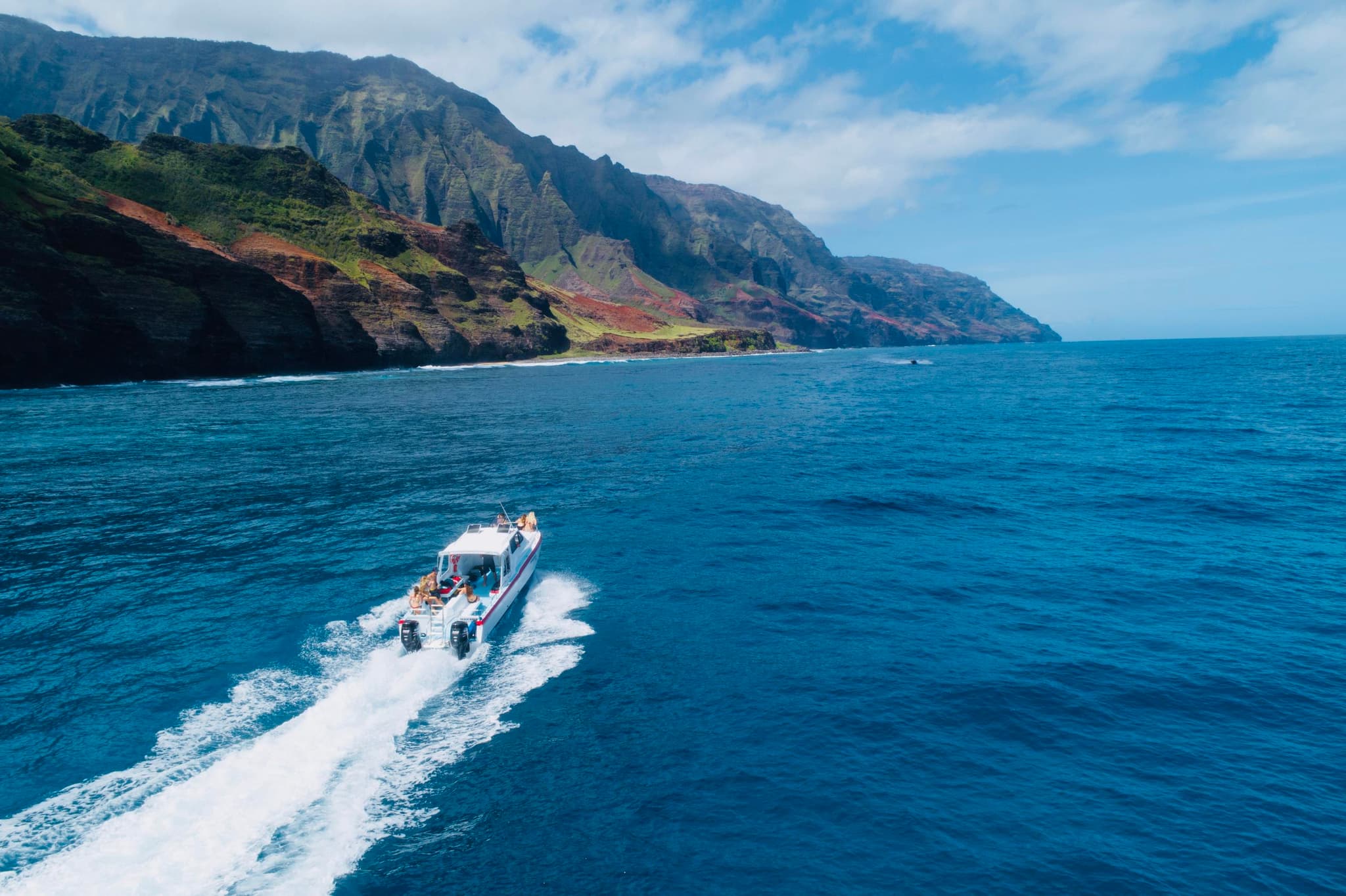 Na Pali Coast Tour on the Makana (up to 12 passengers)