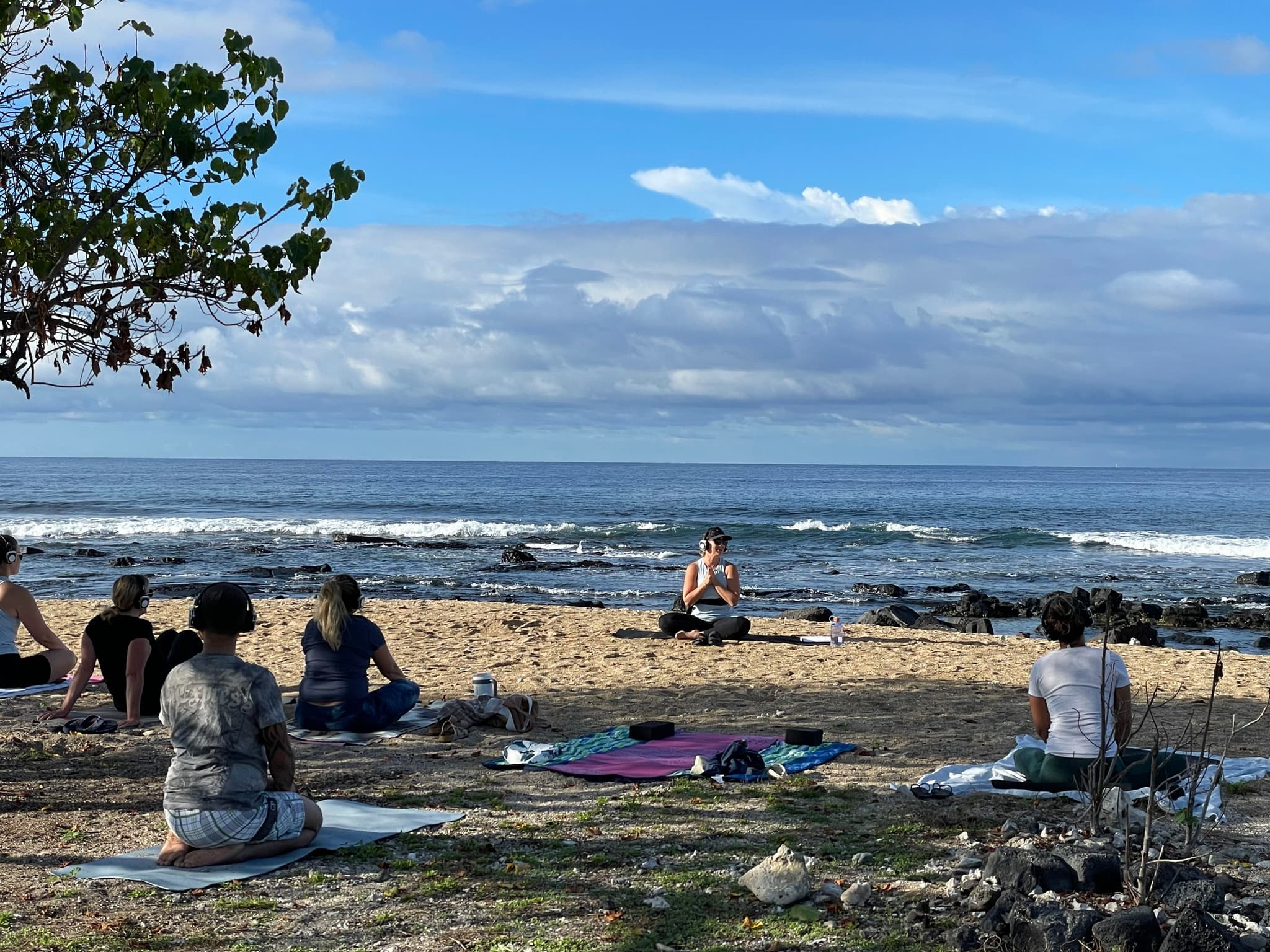 Yoga with Kayla at Old Airport Beach