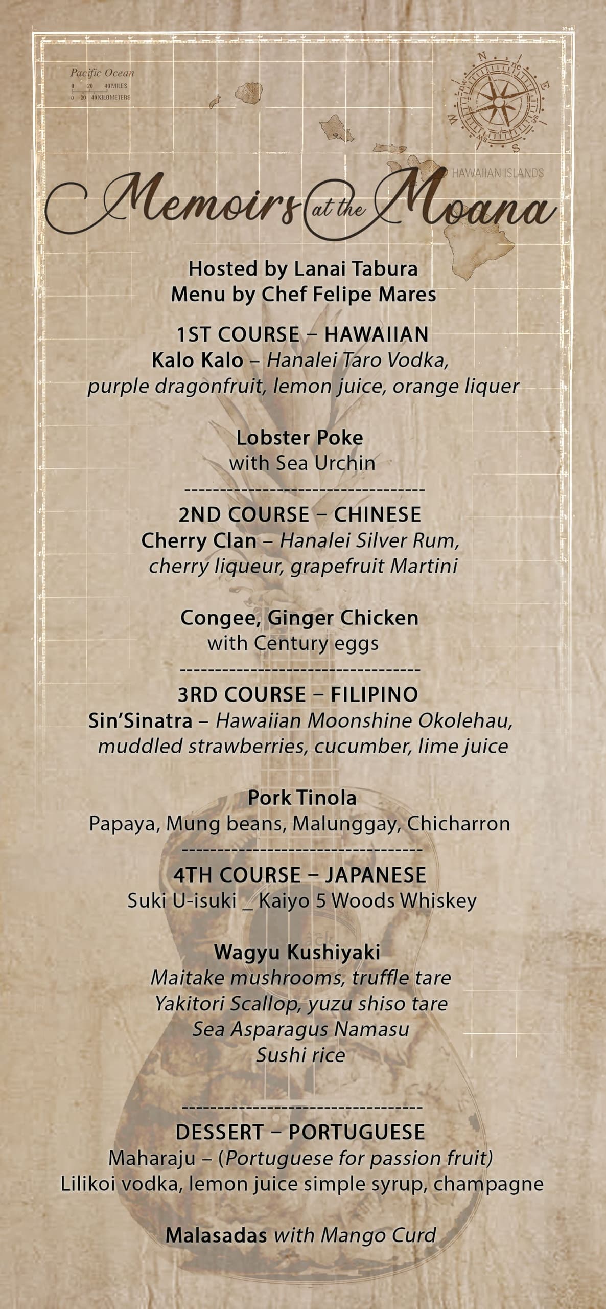 Memoirs at the Moana