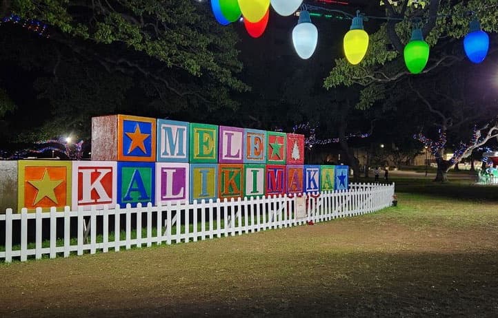 Hawaii Christmas Trolley - Honolulu City Lights
