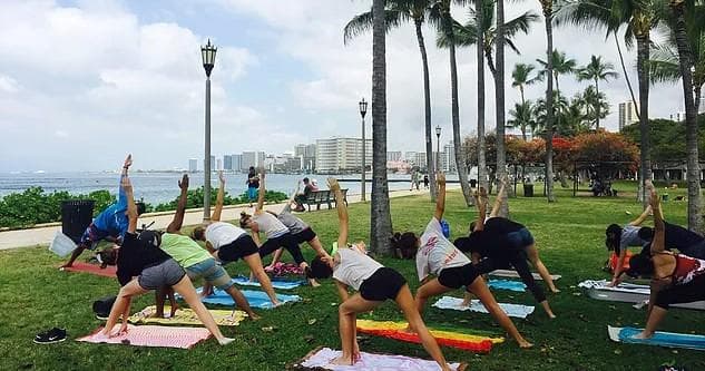 Morning Yoga Flow and Travel2Change (with a beach and park clean up)