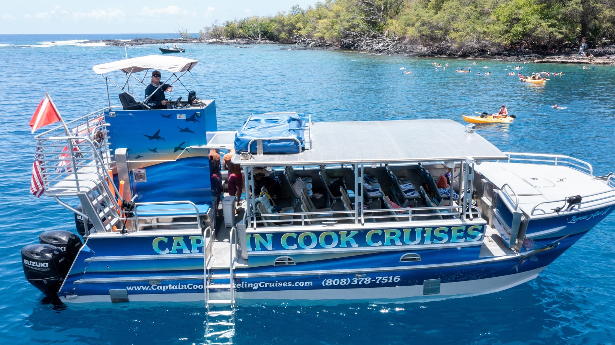 Captain Cook Snorkeling Cruise 12:30pm | Departs from Honokohau Harbor