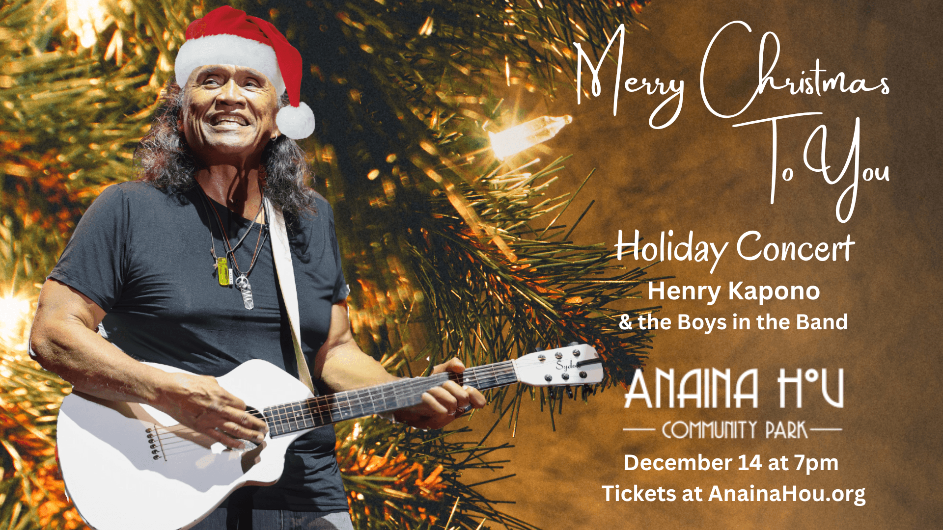 Henry Kapono: Merry Christmas To You