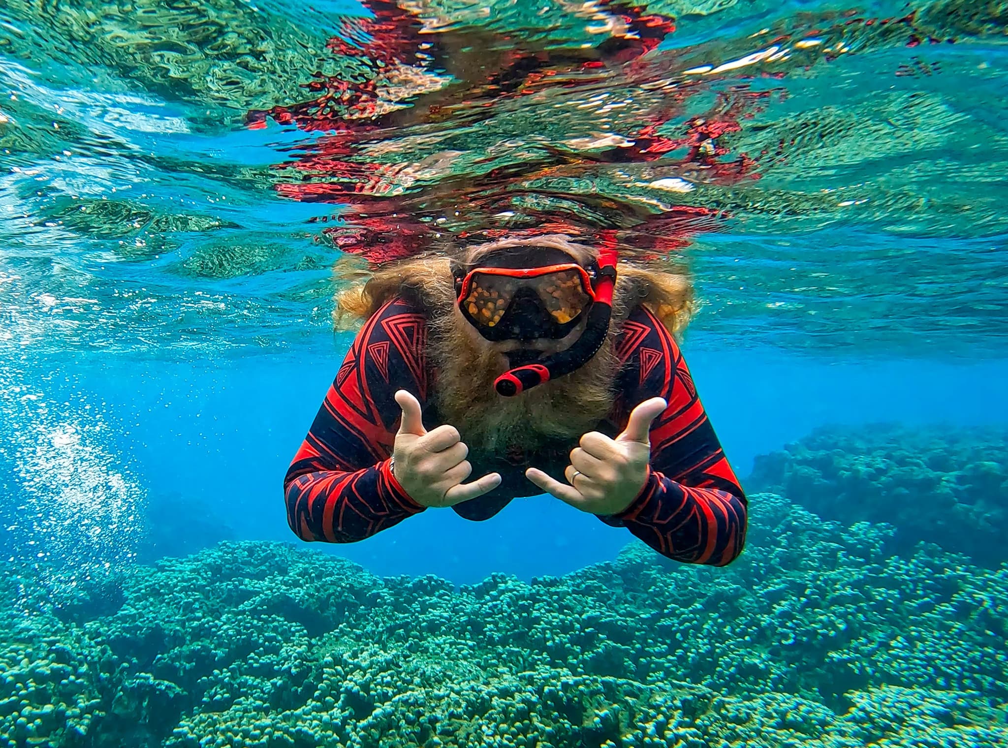 Clear Kayak with Pontoons + Snorkel Tour