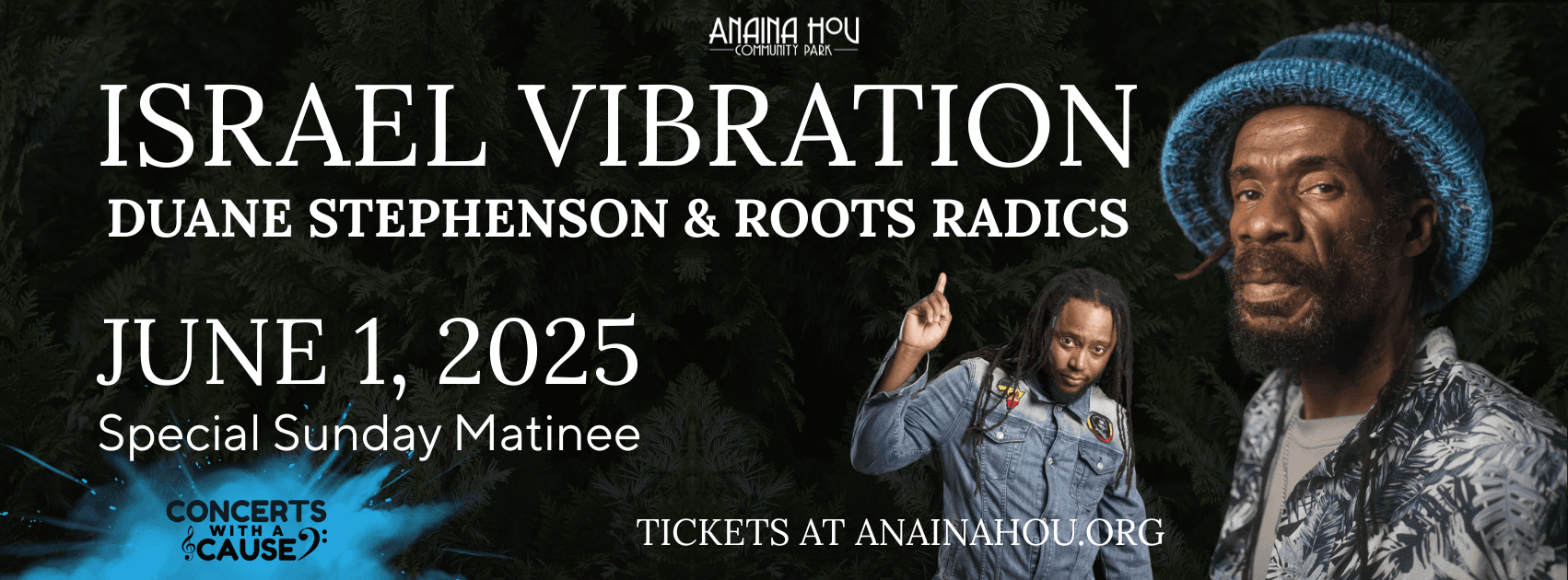 Israel Vibration with Duane Stephenson and Roots Radics