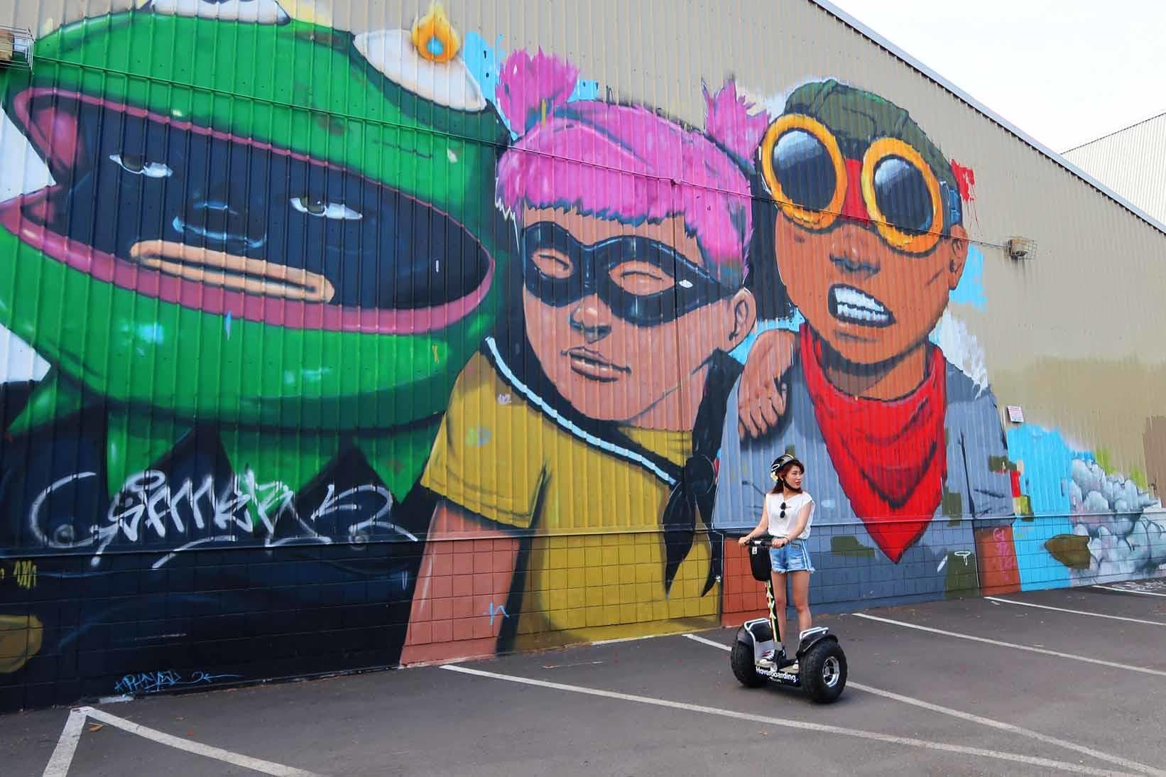 Waikiki Hoverboarding "Street Art & Waterfront" Tour- Kaka'ako, Ala Moana & Magic Island!