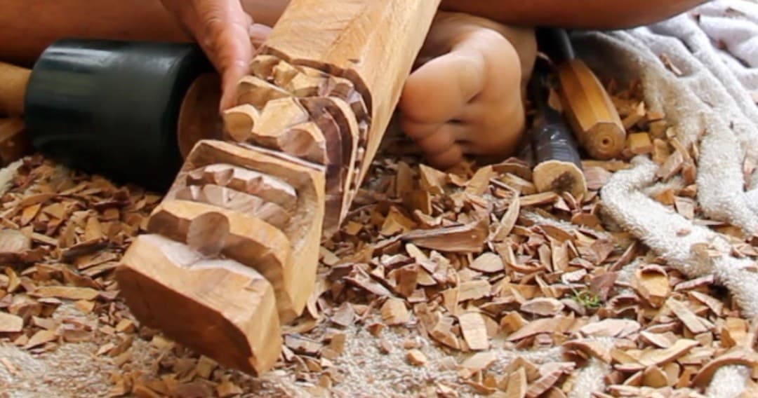 Polynesian Wood Carving Demo