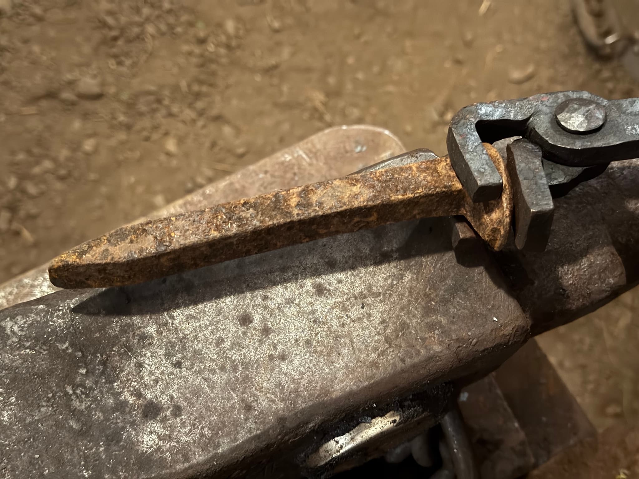 Railroad Spike Knife Blacksmith Experience : Intermediate Level