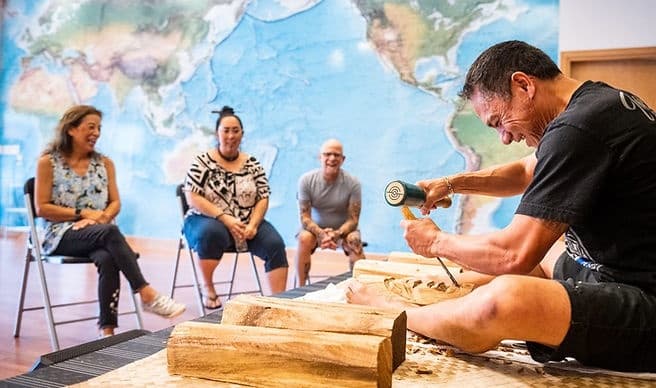 Polynesian Wood Carving Demo