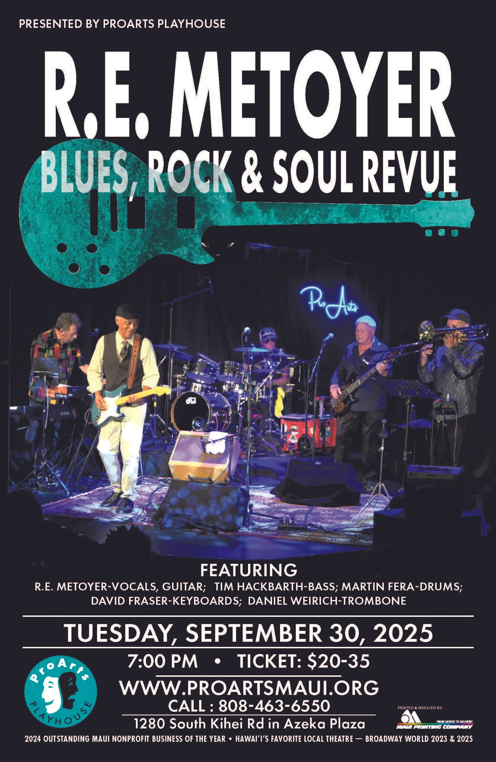 The R.E. Metoyer Blues, Rock & Soul Revue Live on Electric Tuesday