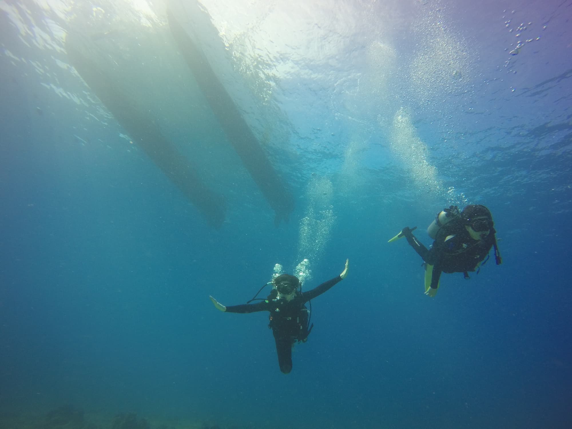 ボート体験ダイビング