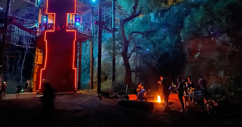 Night Ninja Adventure Course  + Campfire S’Mores