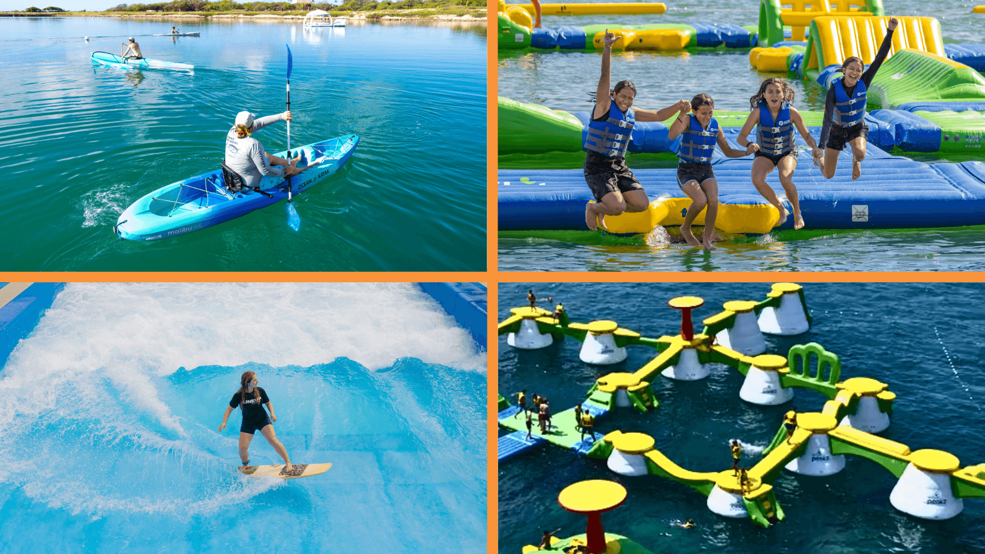 ULTIMATE SURF + PADDLE + PLAY (All 4 Activities Day Pass)