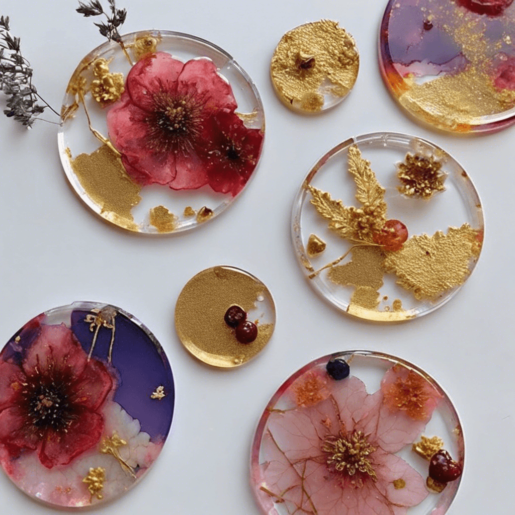 Epoxy Resin Coaster Set Class