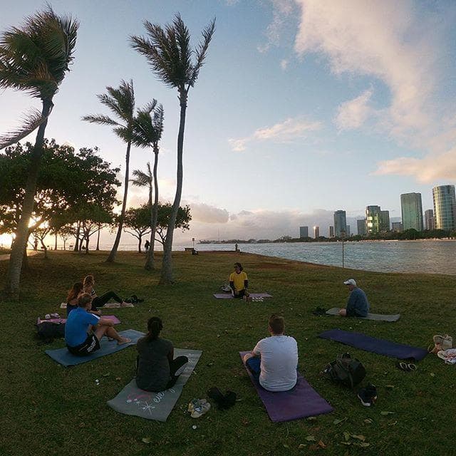 Sunset Yoga Flow- Magic Island