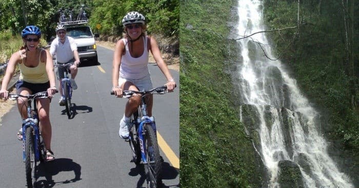 Downhill Bike & Ko’olau Waterfall Hike