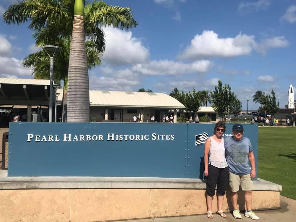 Pearl Harbor & USS Arizona with Downtown Honolulu