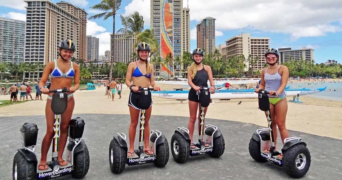 Waikiki Hoverboarding "Island" Tour- Ala Moana & Magic Island