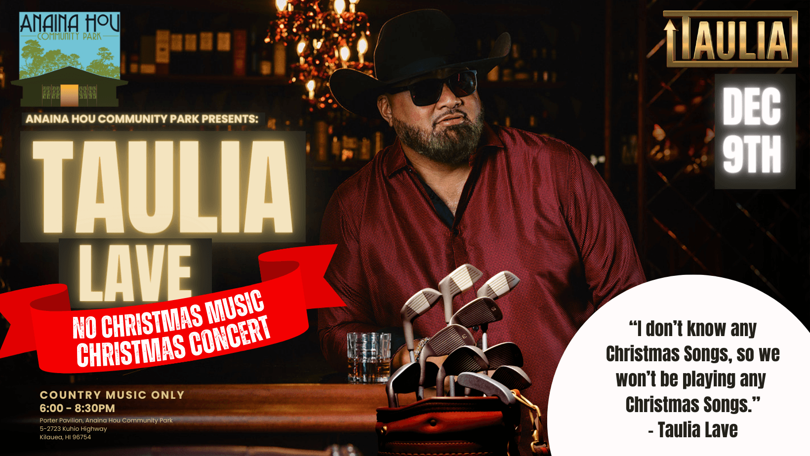 Taulia Lave No Christmas Song Christmas Concert