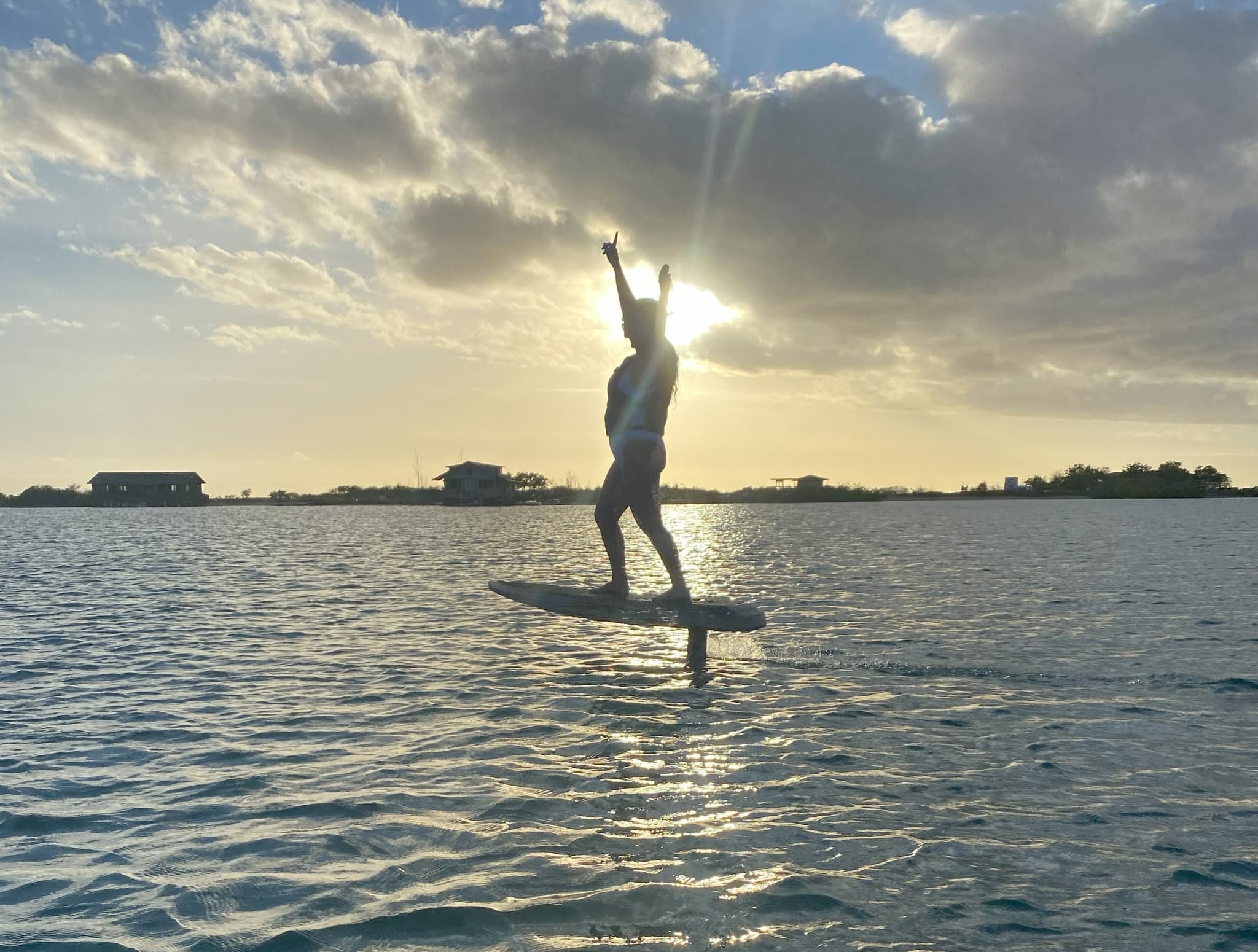 SOLO FULL LENGTH eFOIL LESSON. Up to 4 participants (Call if more than 2 participants)