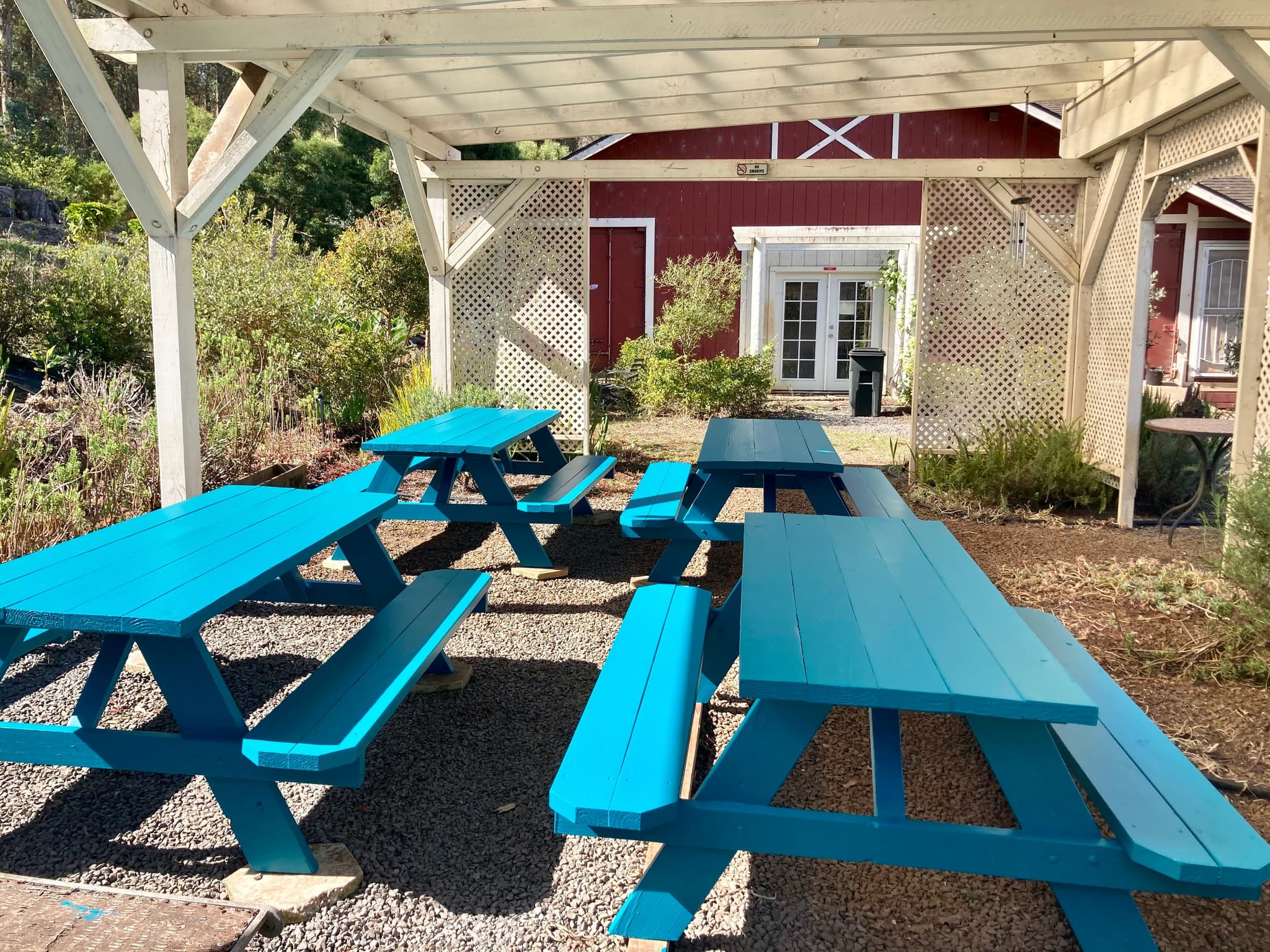 Covered Tea Picnic Table Rental