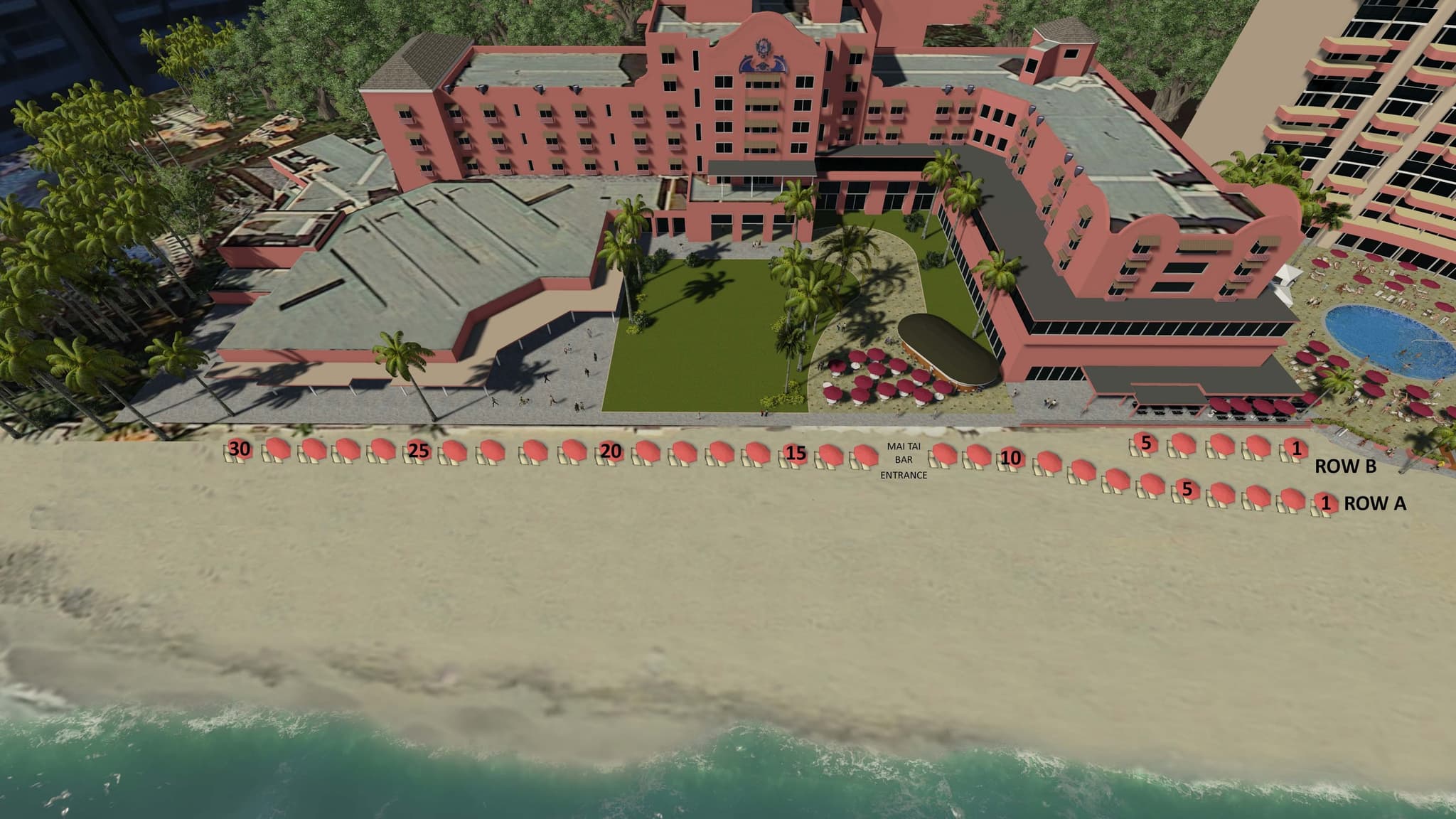 RH • Royal Beach Umbrella Sets