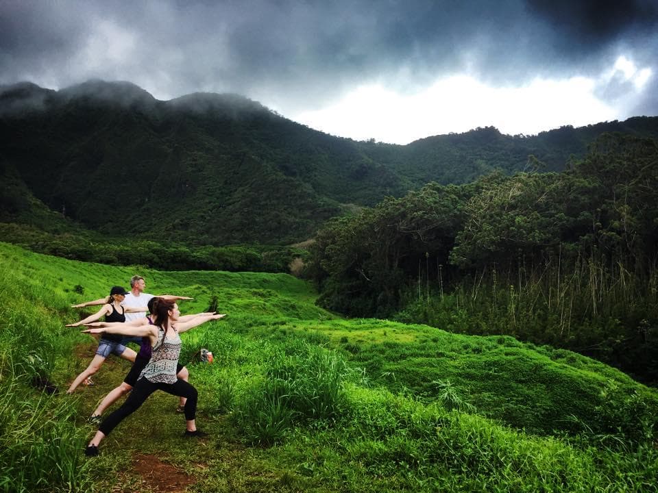Jungle Yoga Waterfall Hike