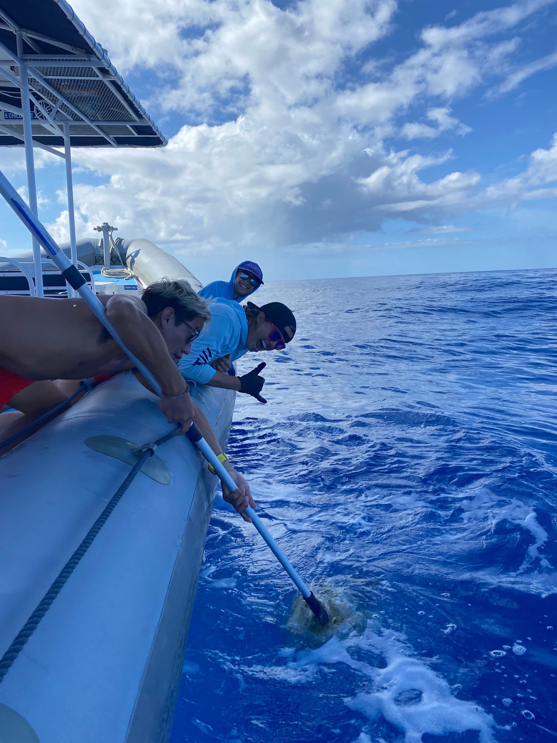 Super-Raft Snorkel and Ocean Debris Cleanup