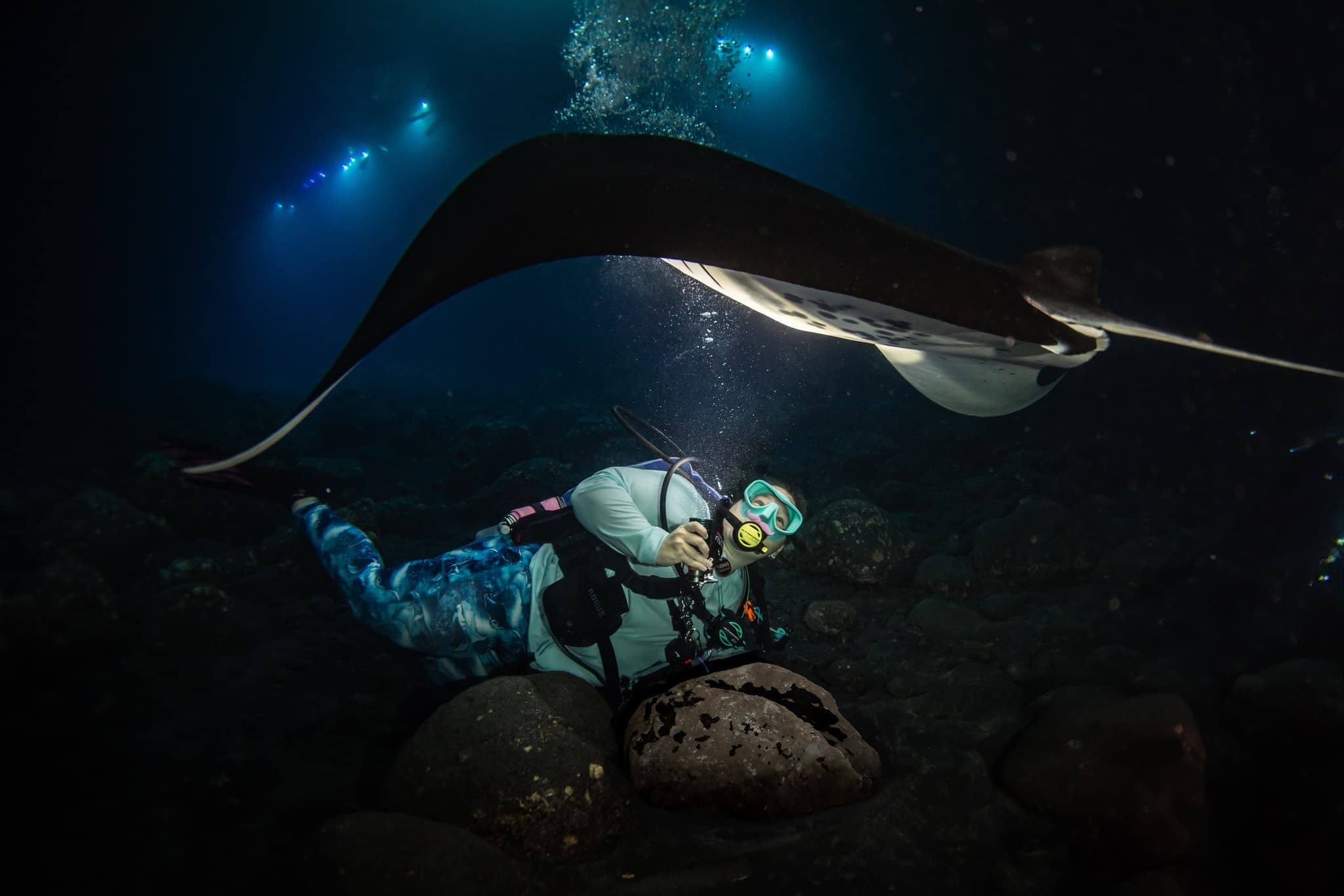 The Twilight Reef & Kona Manta Ray Experience: Two Tank Charter