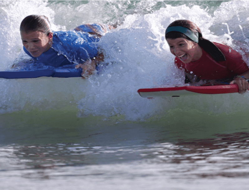 Boogie Boarding AKA Body Boarding with Fins