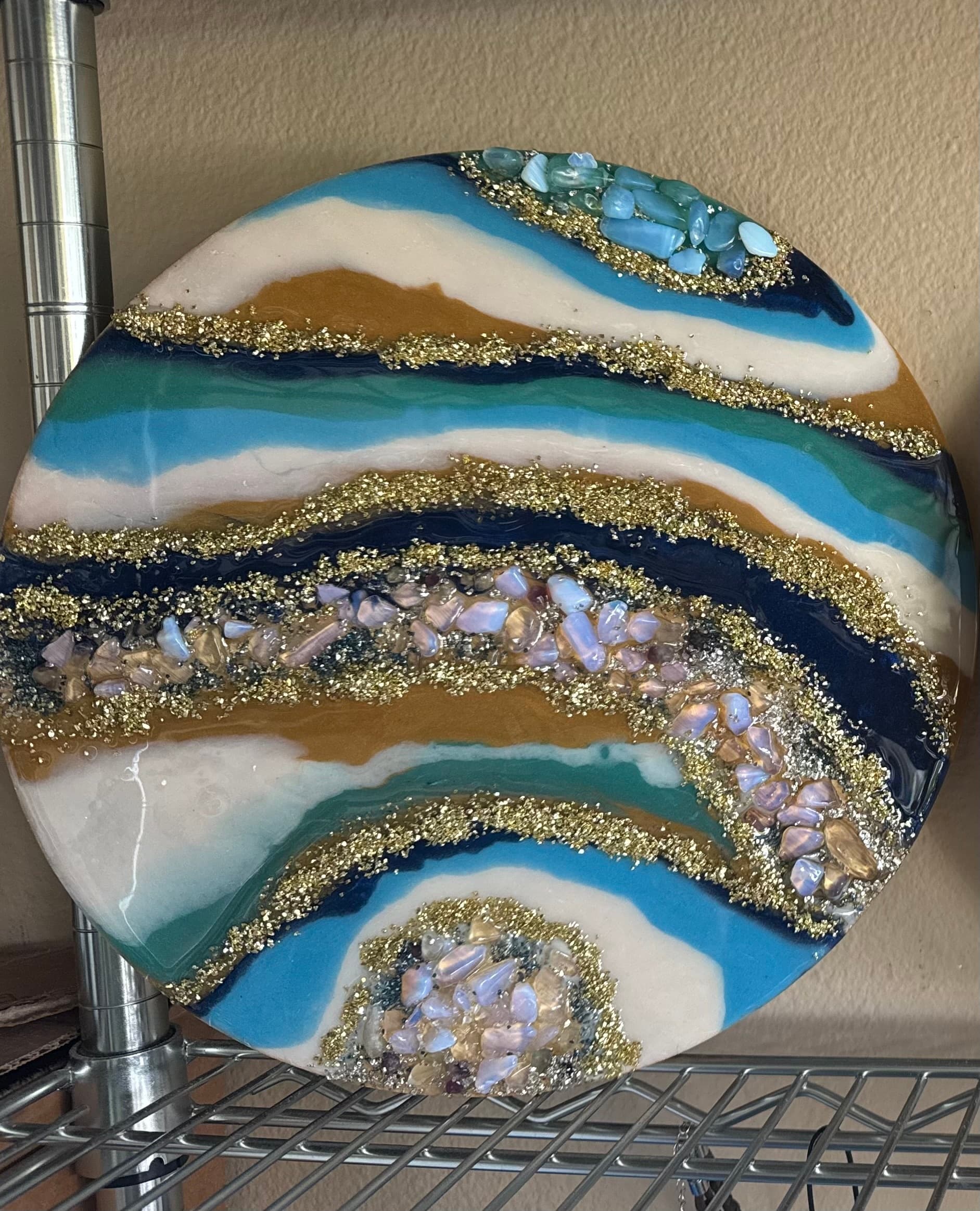 Epoxy Resin Geode Painting Art Class