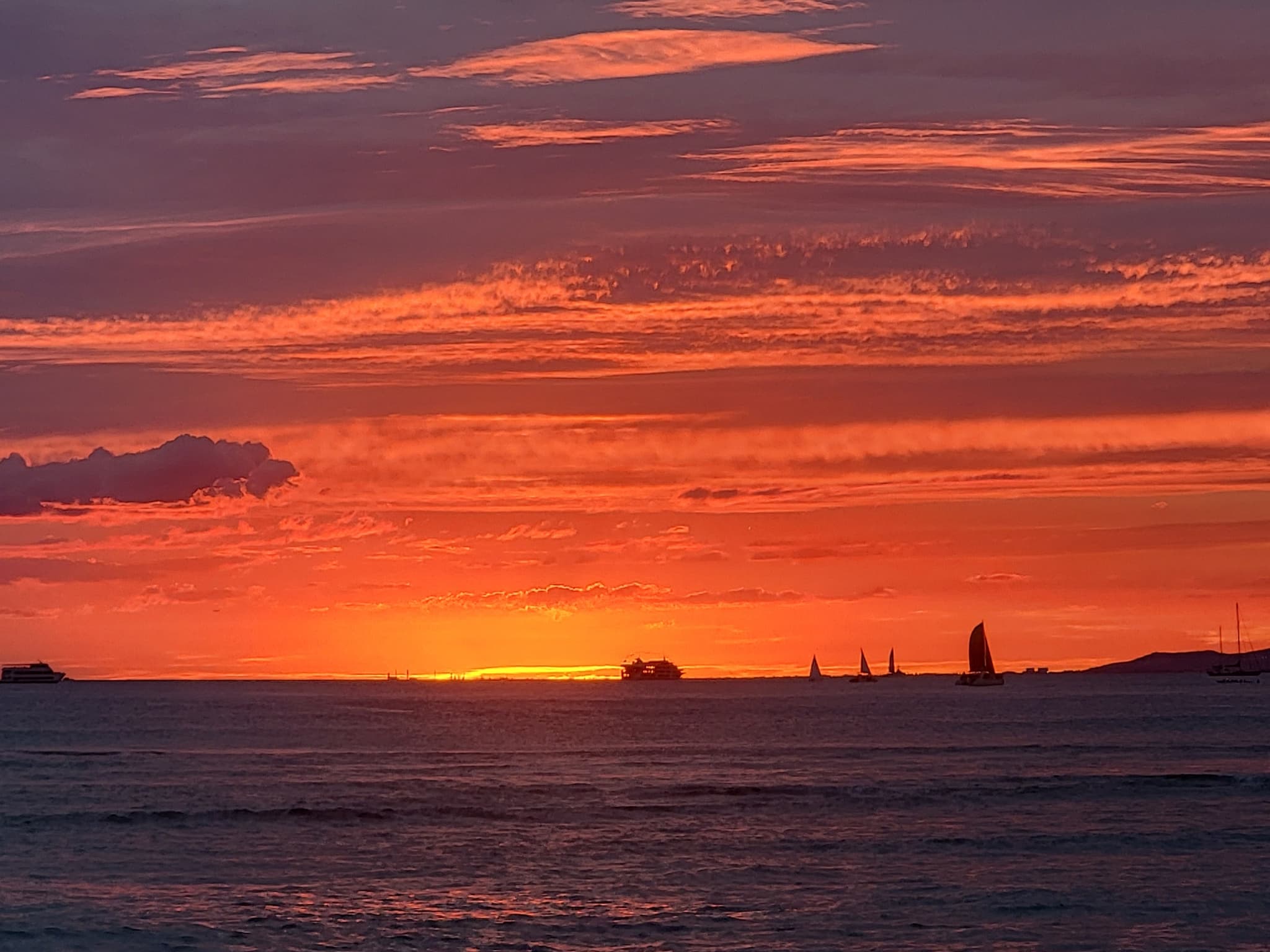 Oahu Hawaiian Sunset