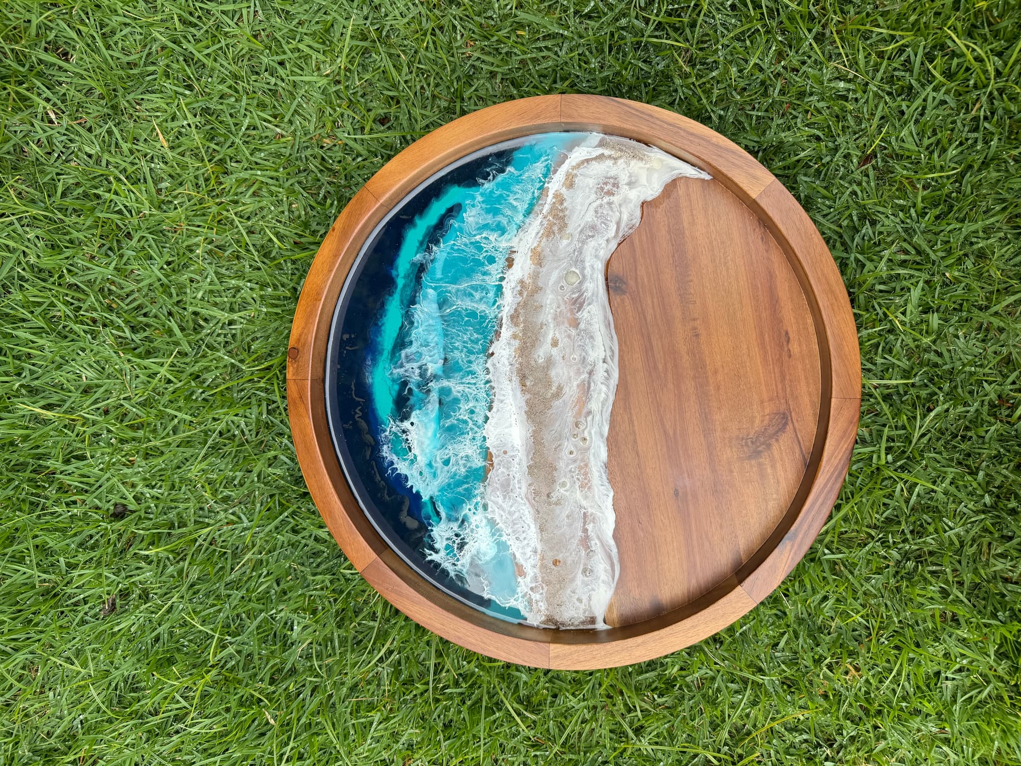 Serving Tray Table/ Lazy Susan Epoxy Resin Masterclass