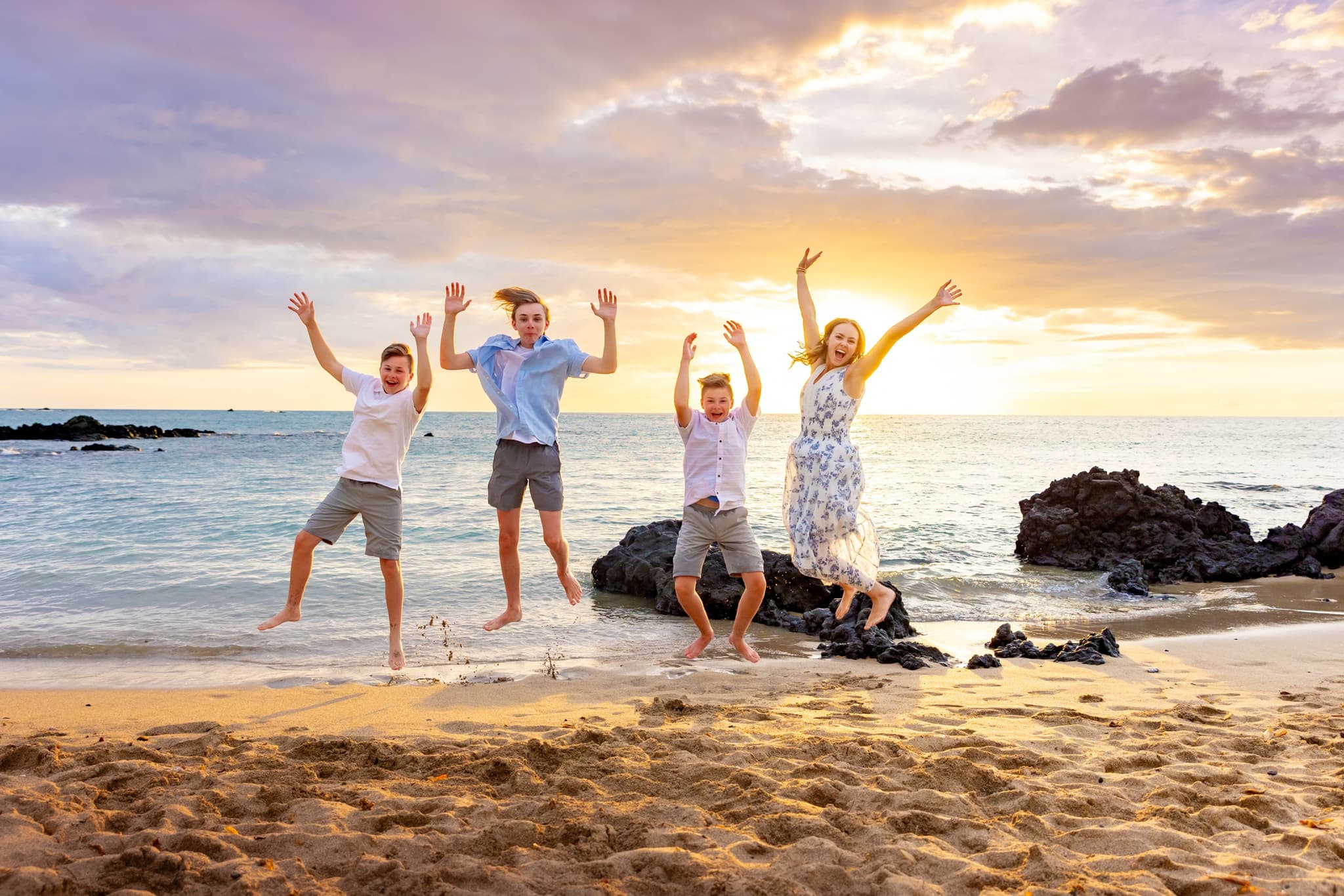 Luxury Beach Portrait Session