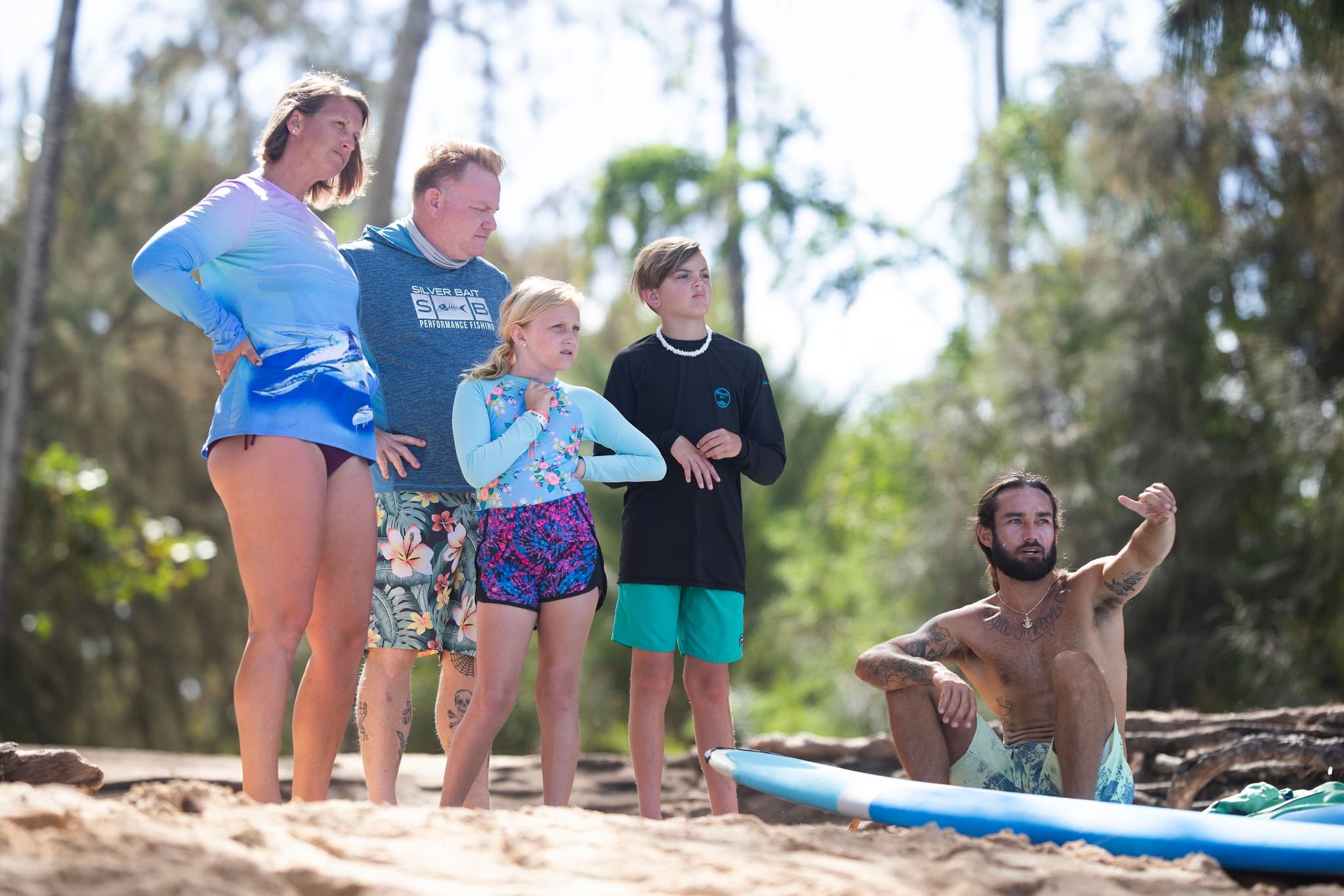6-8 Surfers. Private Group "Ohana" Lesson