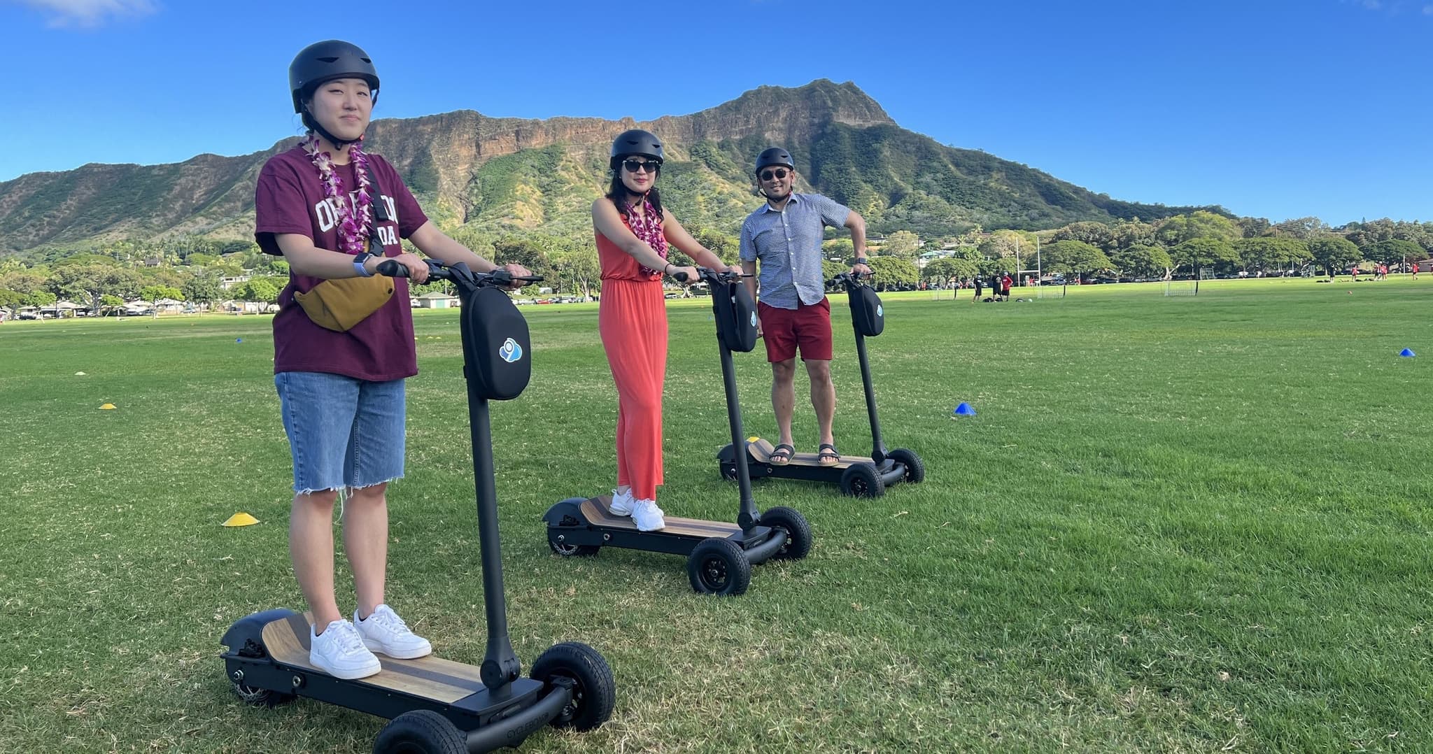 2-Hour Waikiki Waterfront E-scooter Tour