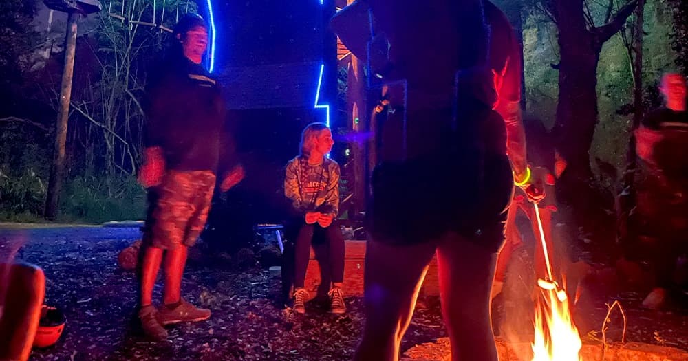 Night Zipline Adventure + Campfire S’Mores