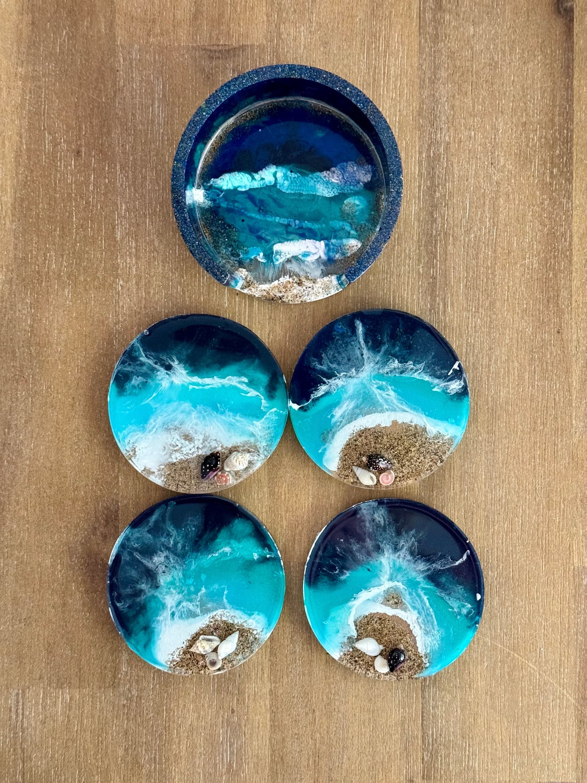 Epoxy Resin Coaster Set Class